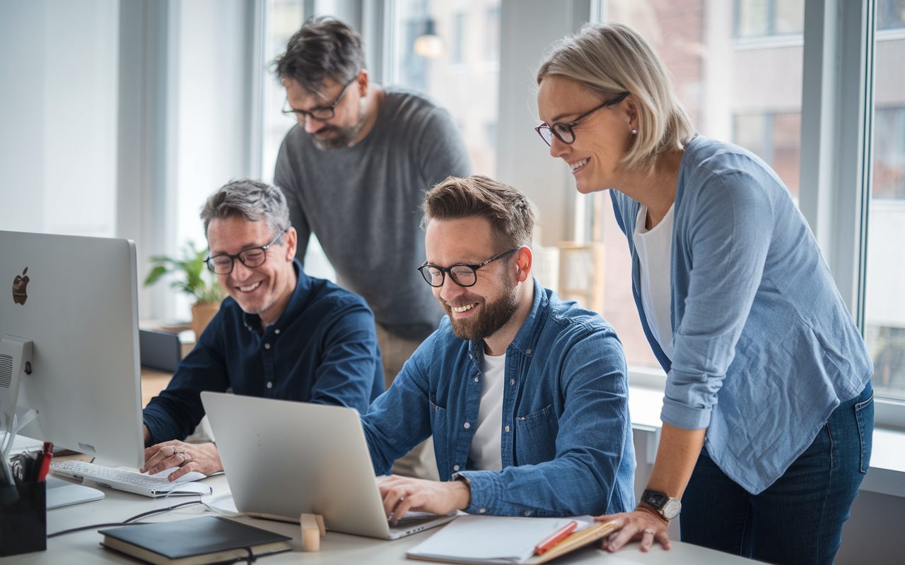 The Userlio team at work in their Stockholm studio